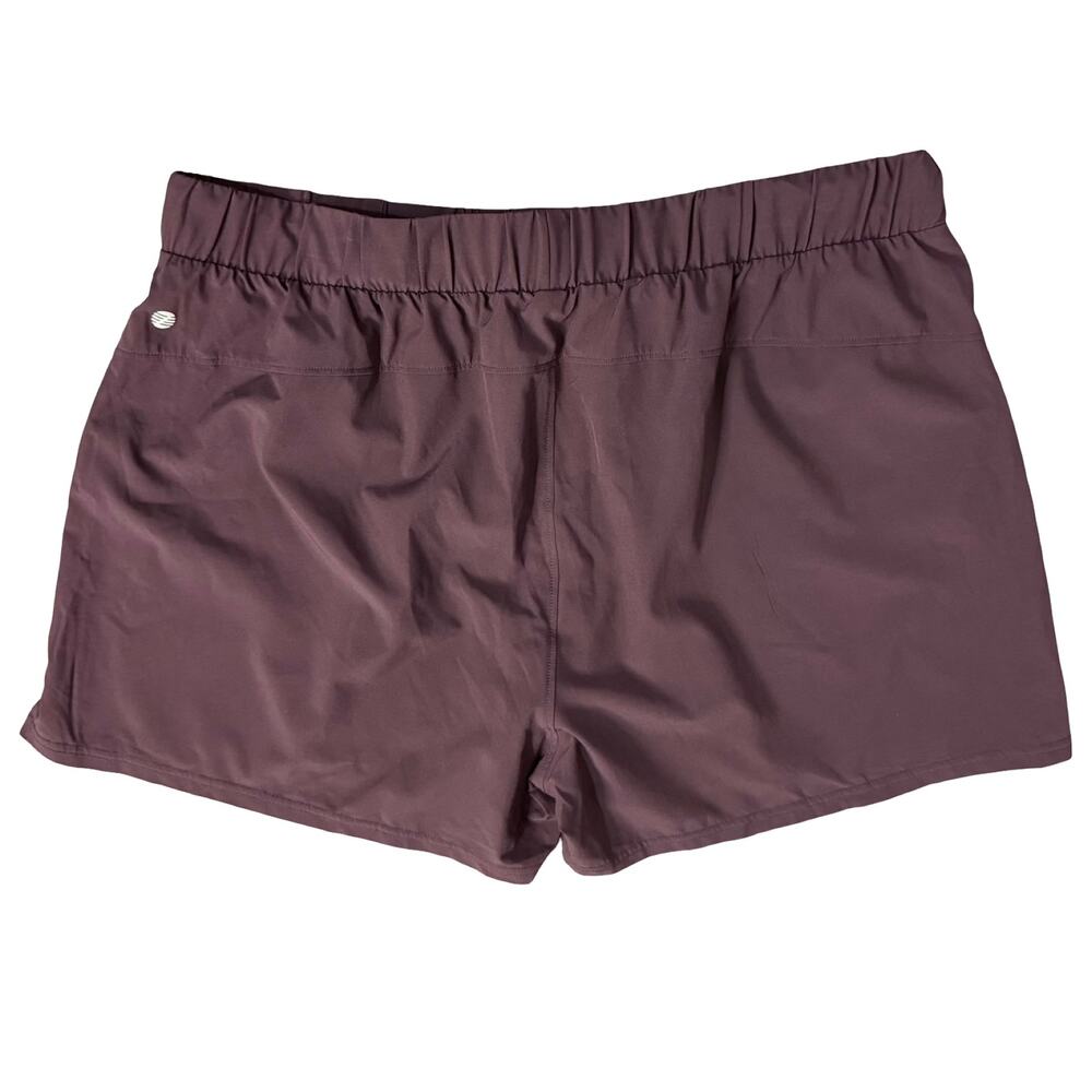 Z by Zella Eggplant Dark Purple Take A Hike Workout Shorts size XL NEW Tags - Picture 9 of 13